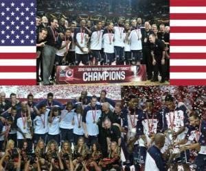 Puzzle Ηνωμένες Πολιτείες Πρωταθλητές του Κόσμου Καλαθοσφαίρισης Ανδρών 2010, η Τουρκία